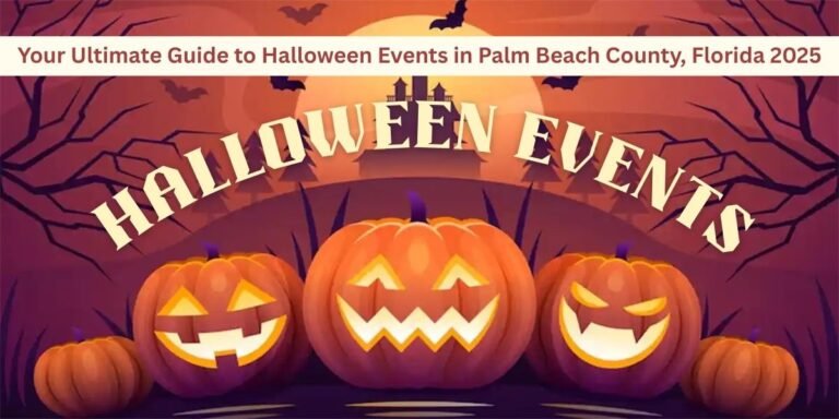 Halloween Events Palm Beach County Pumpkins Reds Orange Colors