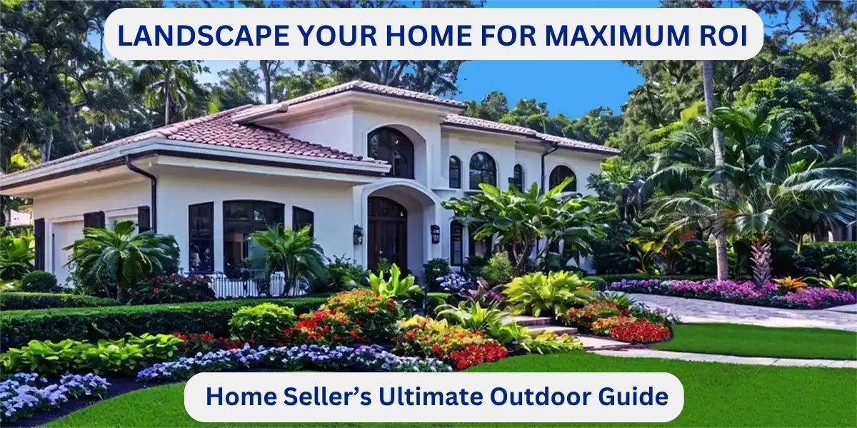 Landscaping Tips To Increase Home's Value & Maximum ROI House Flowers Green Grass