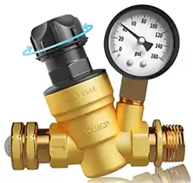 Water Regulator Lead Free Adjustable Knob RVGuard Image