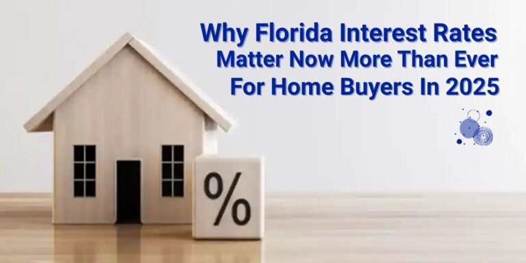 Why Florida Interest Rates Matter Now More Than Ever for Home Buyers Wood House % Mark Blue & Beige Colors Image
